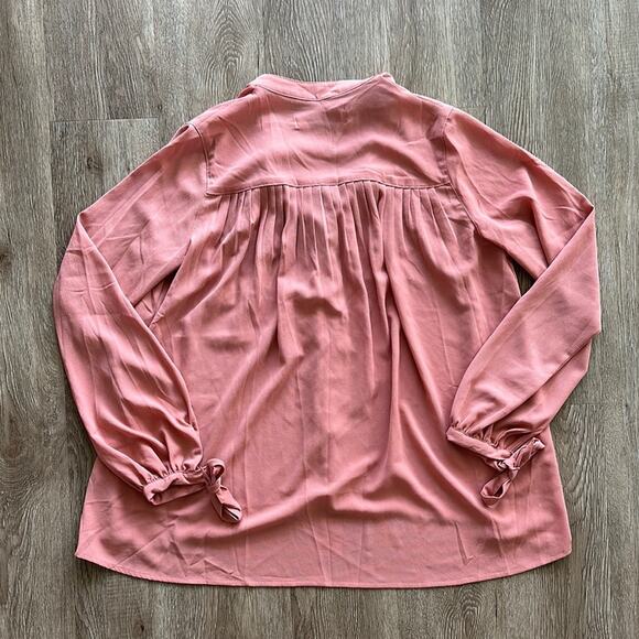 Abercrombie & Fitch Flowy Button Front Long Sleeve Blouse Size XS - Picture 5 of 5